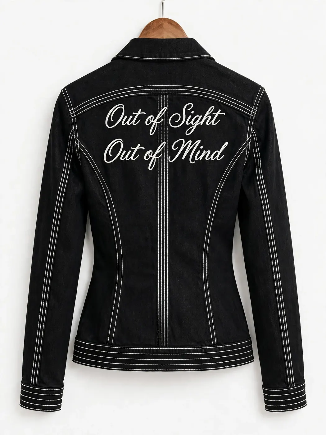 Women's Jacket — White Stitch — BACK