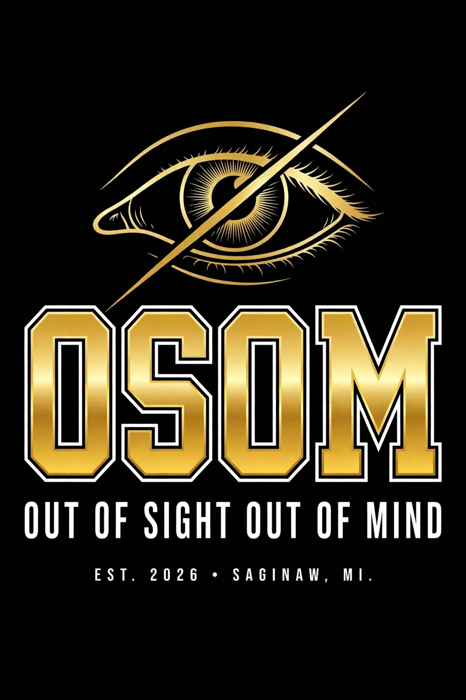 OSOM gold eye mark