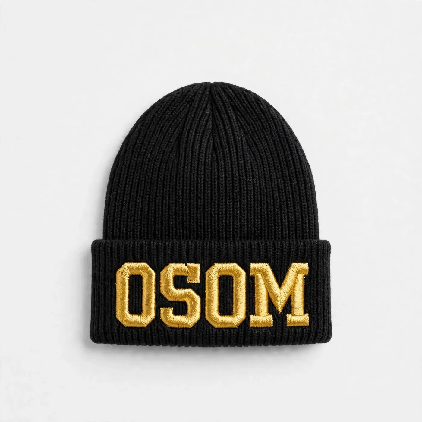 Kids Beanie — Gold Block — 