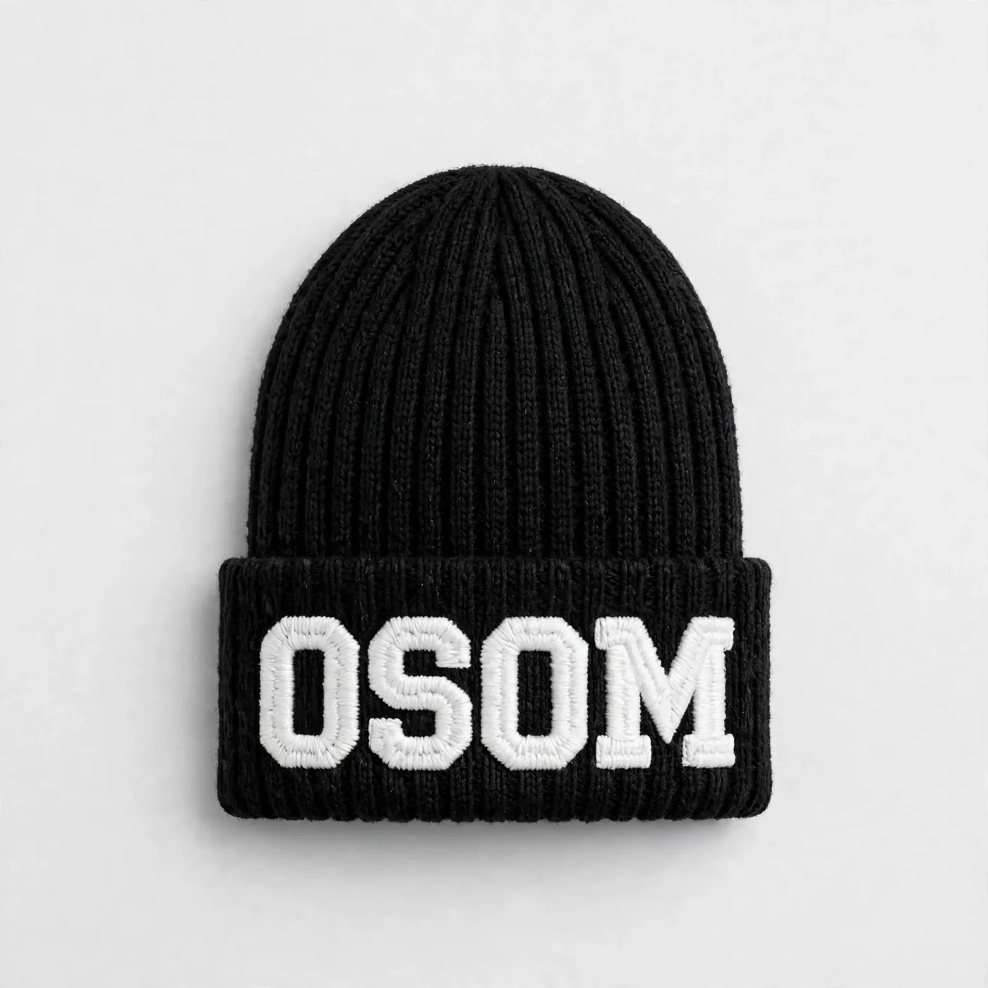 Kids Beanie — White Block — 