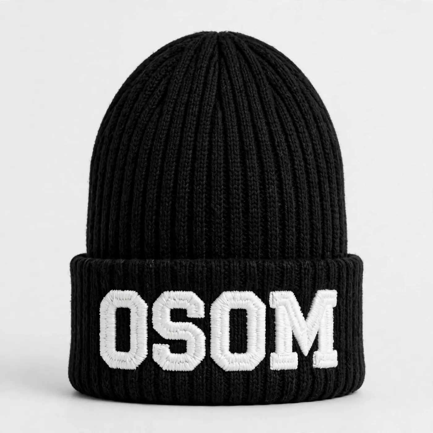 Beanie — White Block — 