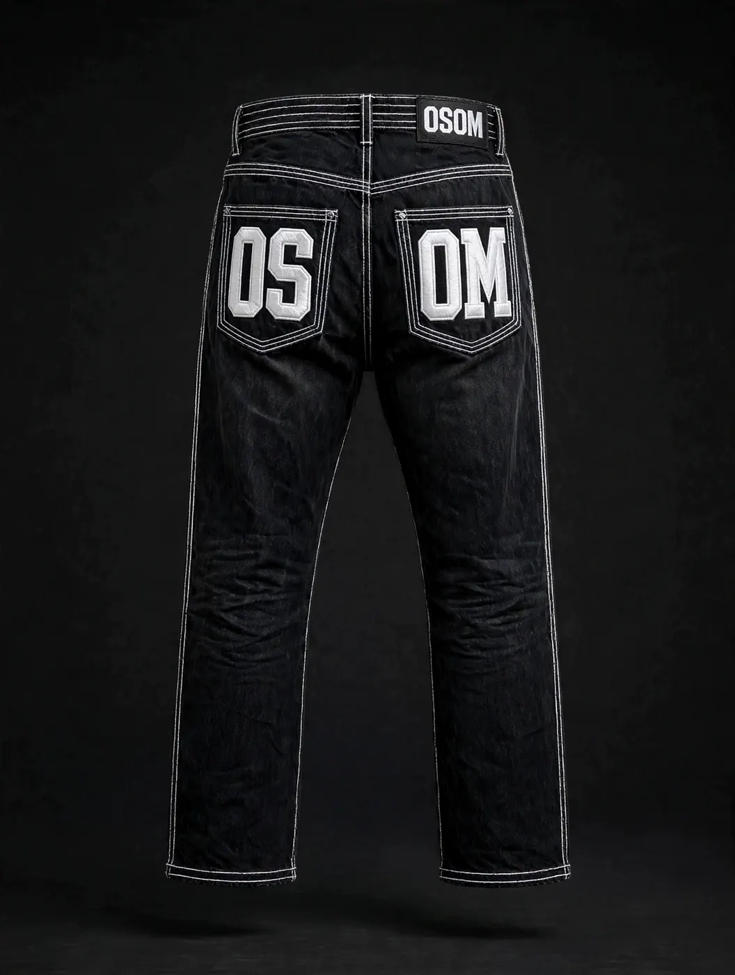 Men's Jean — White Stitch — BACK