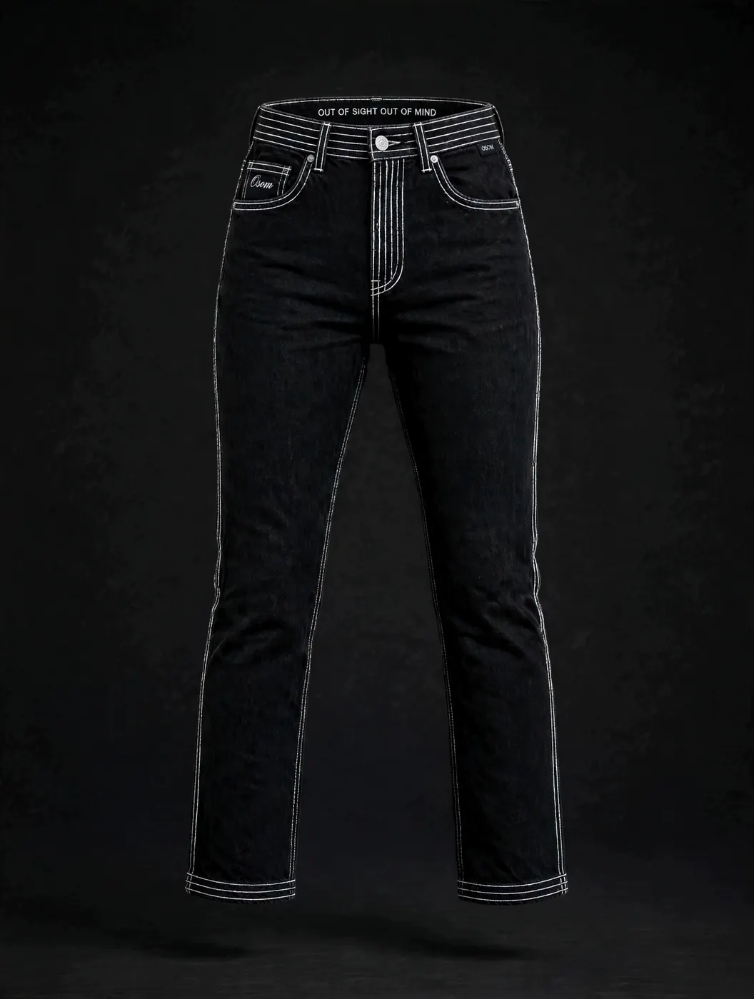 Women's Jean — White Stitch — FRONT