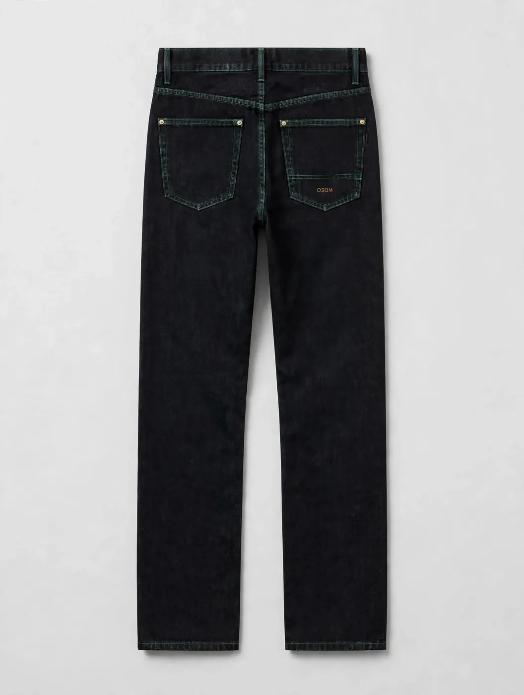 Jeans — Green Bomber Match — BACK