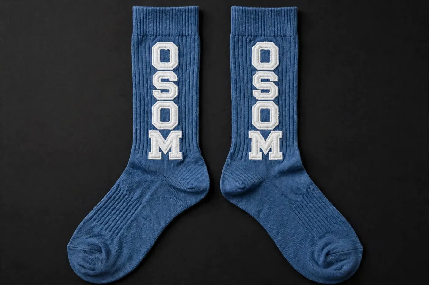Socks — Blue Block — 