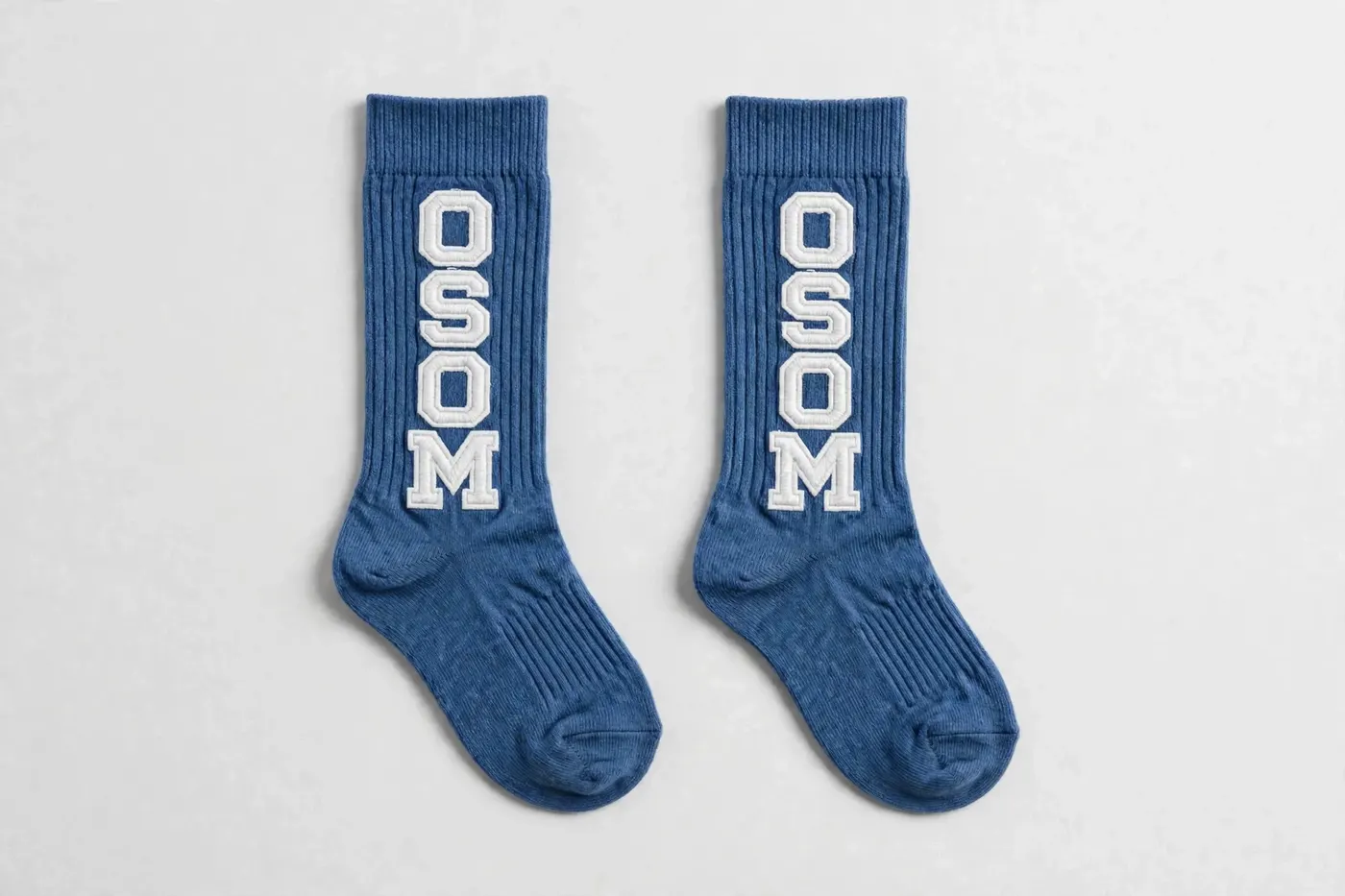 Kids Socks — Blue Block — 