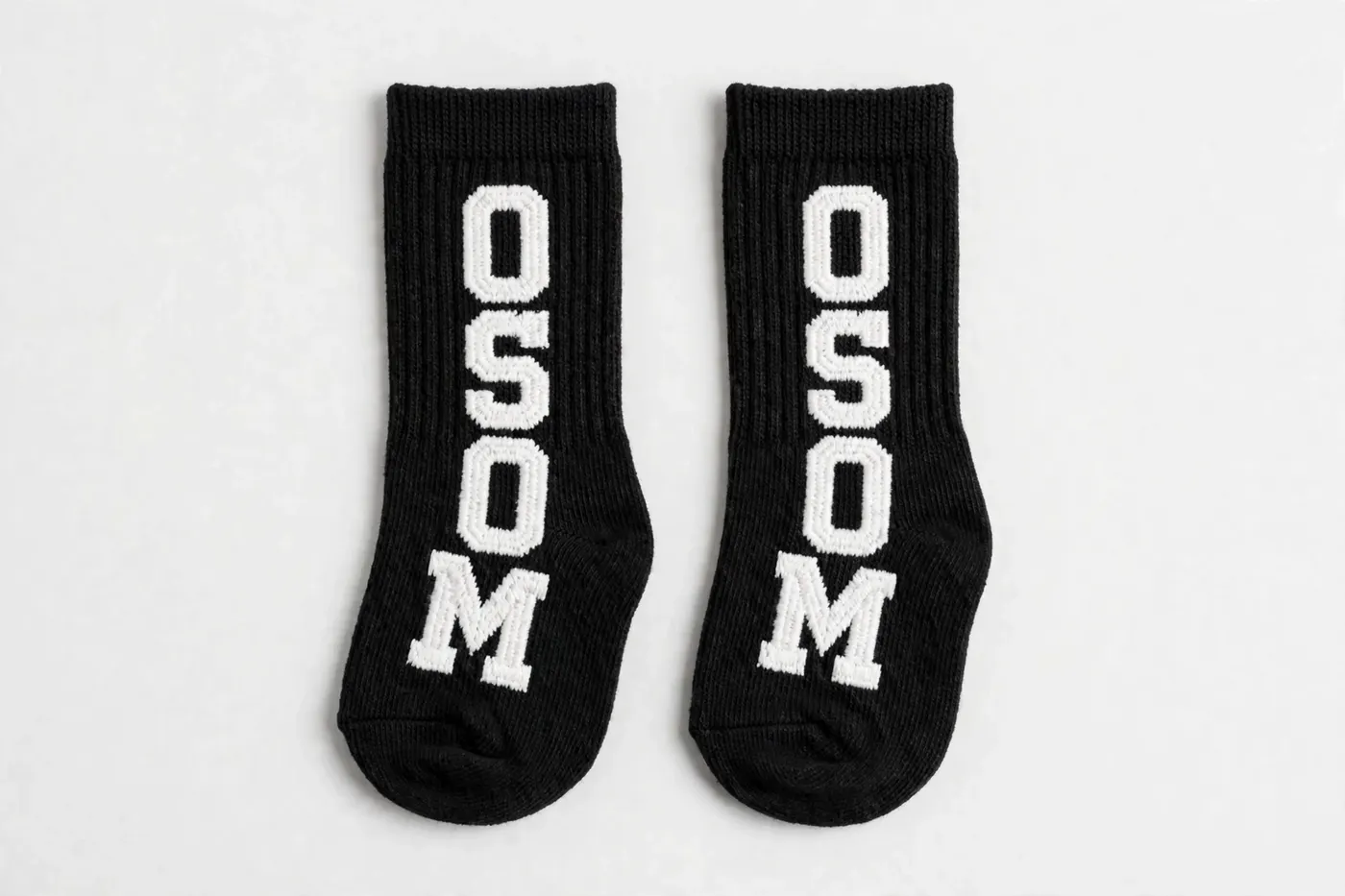 Kids Socks — White Block — 