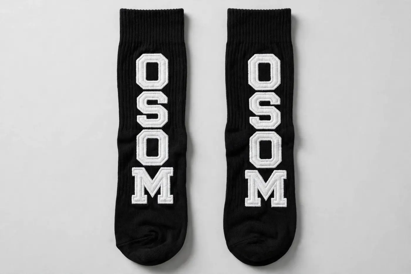 Socks — White Block — 