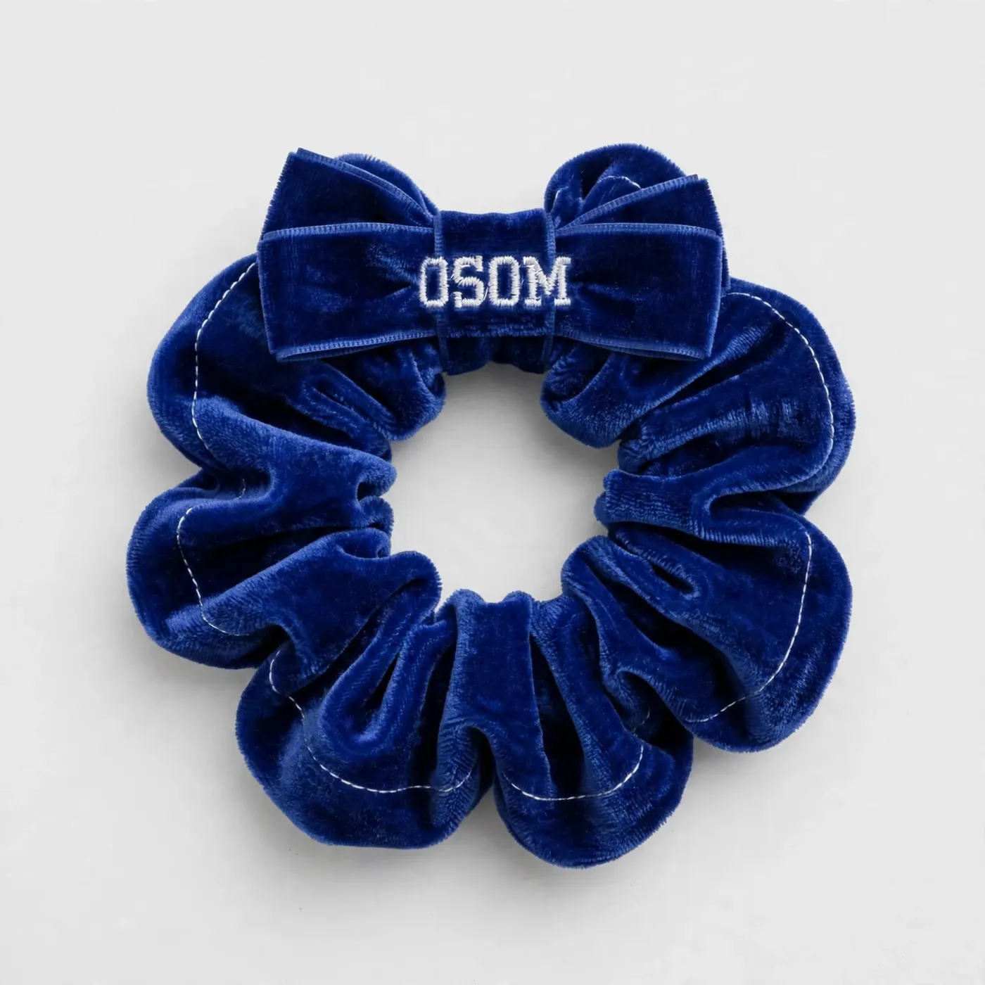 Velvet Hair Tie — Blue — 