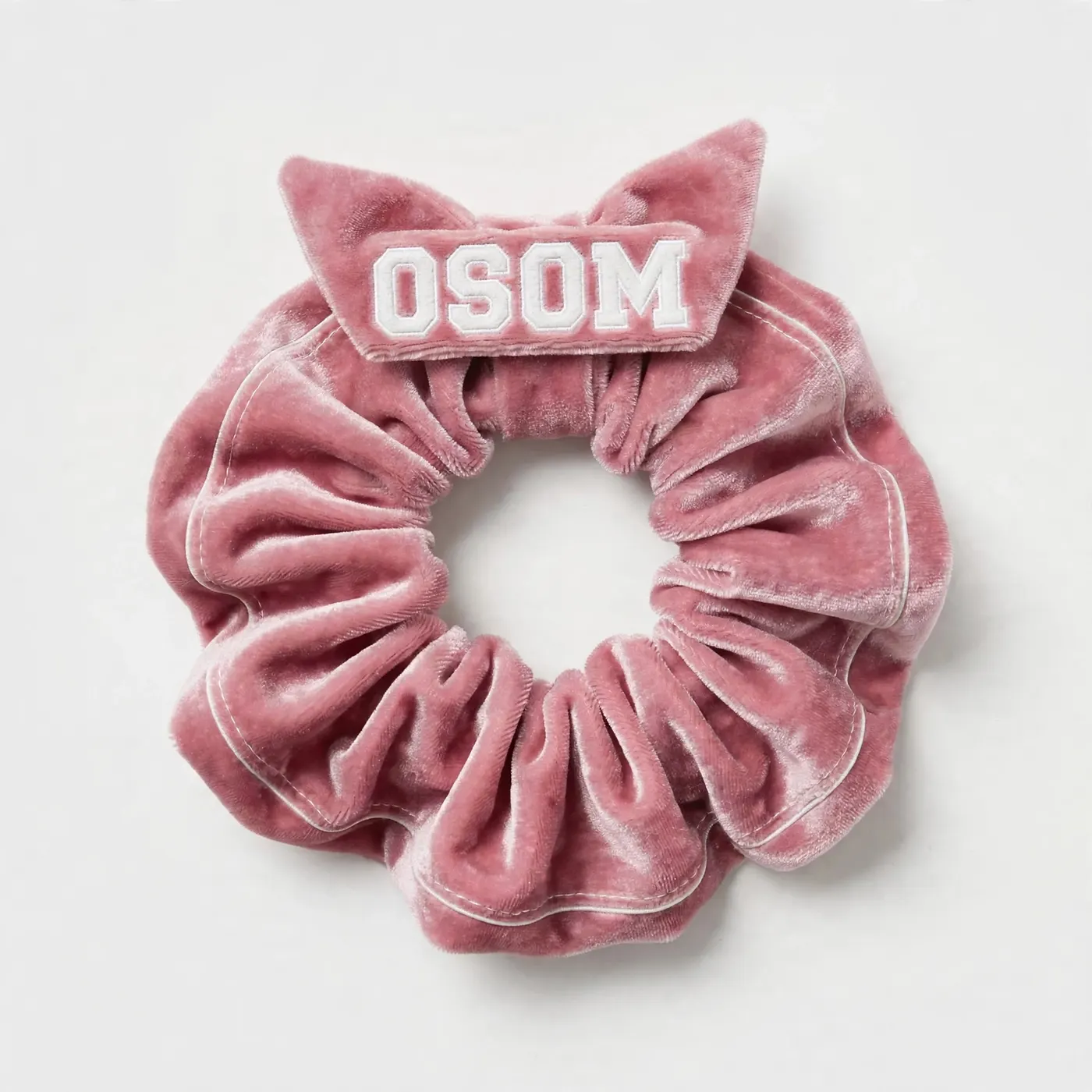 Velvet Hair Tie — Pink — 