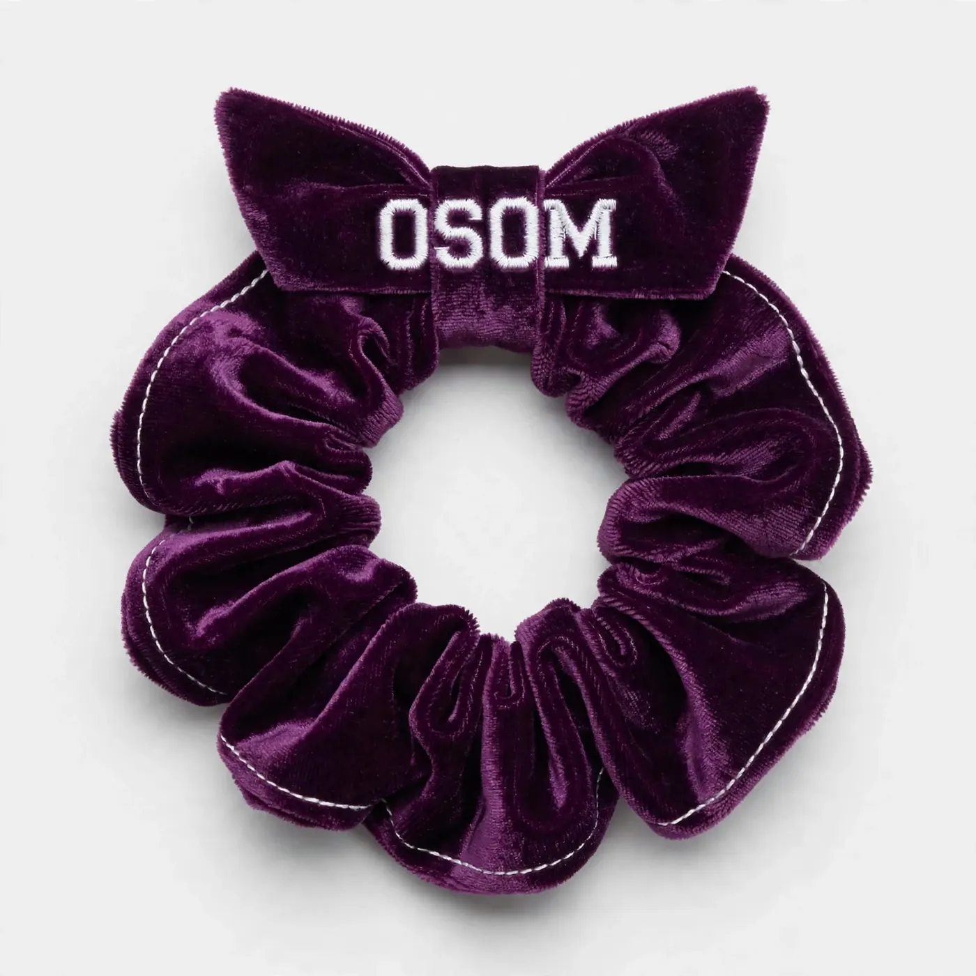 Velvet Hair Tie — Purple — 
