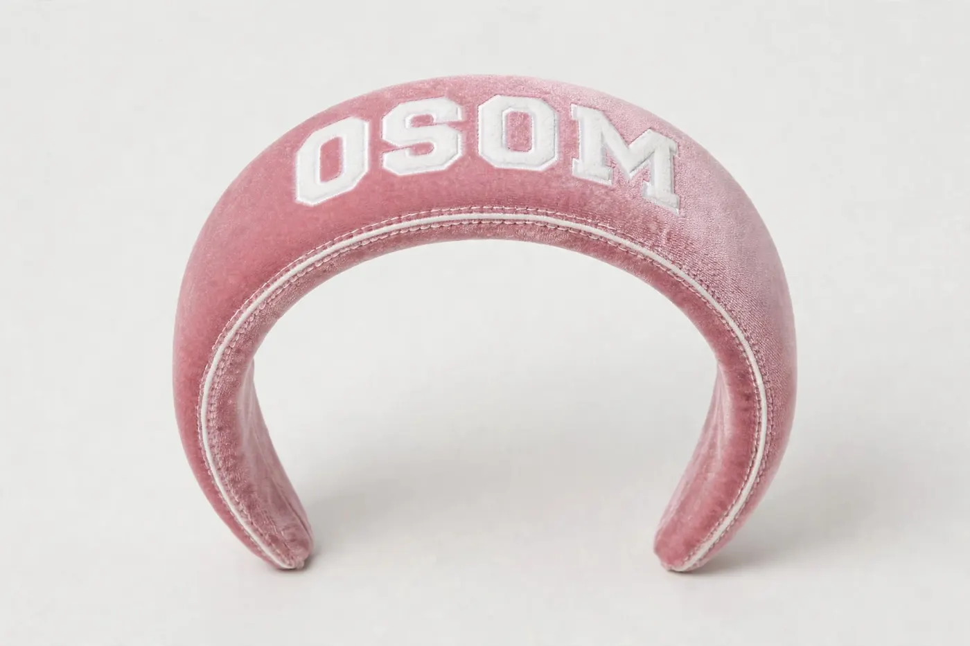 Velvet Headband — Pink — 
