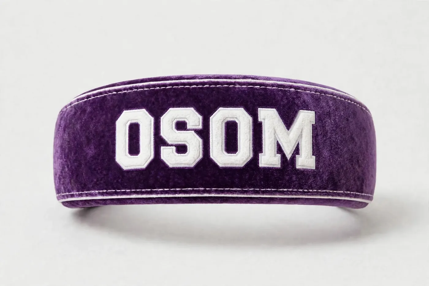 Velvet Headband — Purple — 