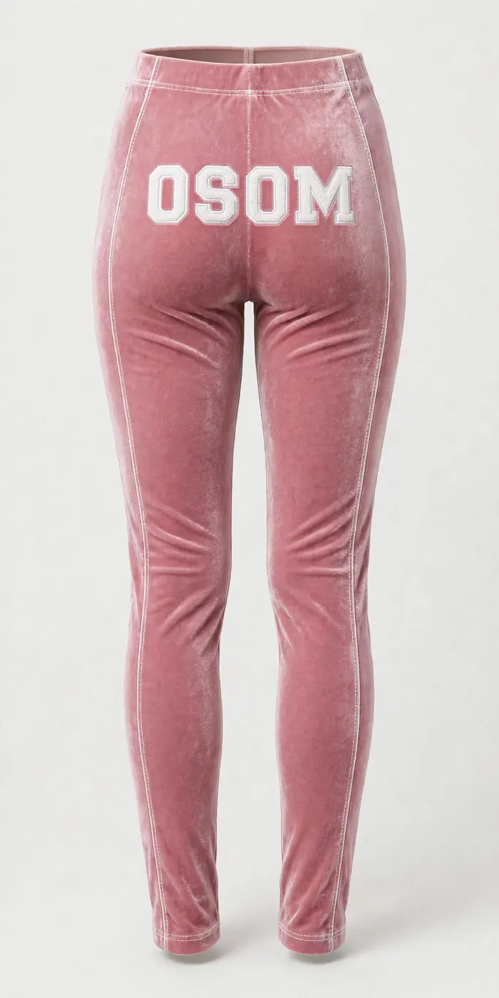 Velvet Set — Pink — PANTS BACK