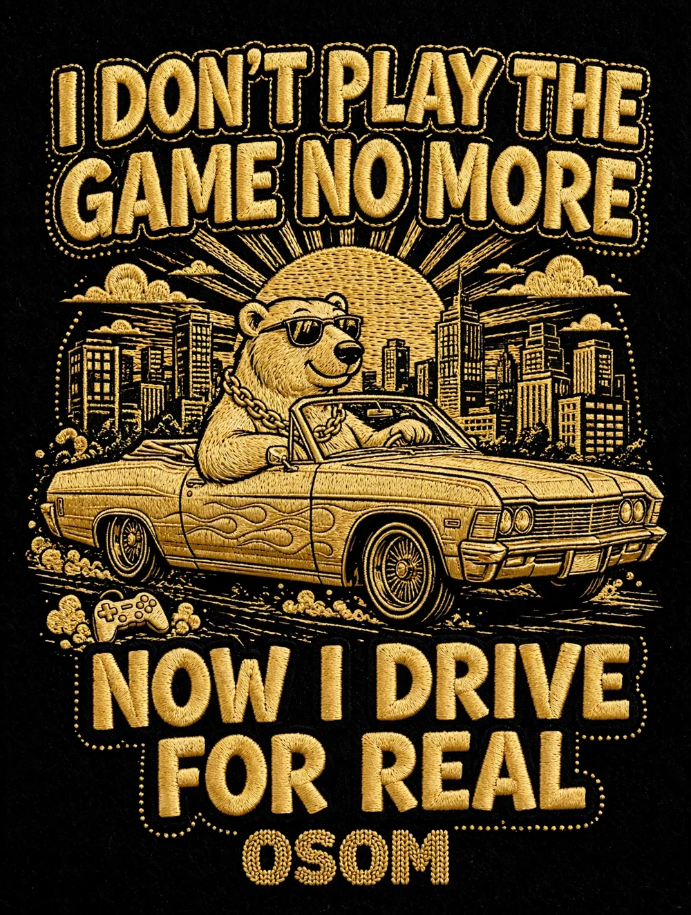 Kids Game Stitched Tee — BACK