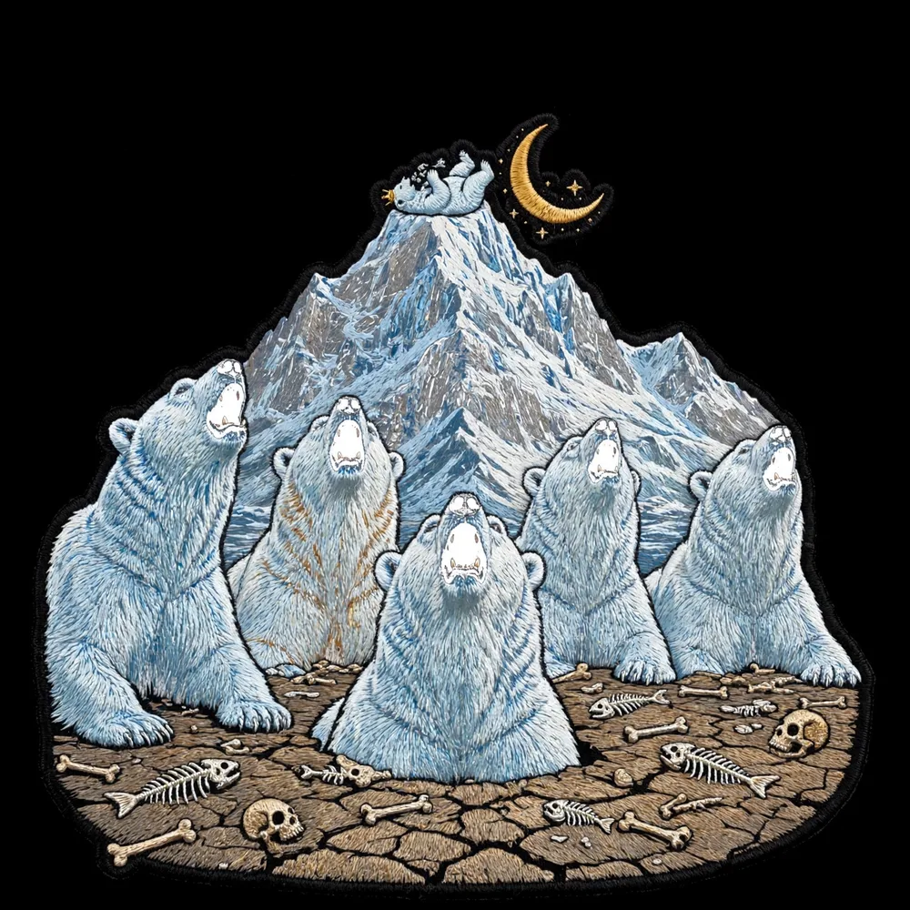 Mountain King Stitched Tee — BACK